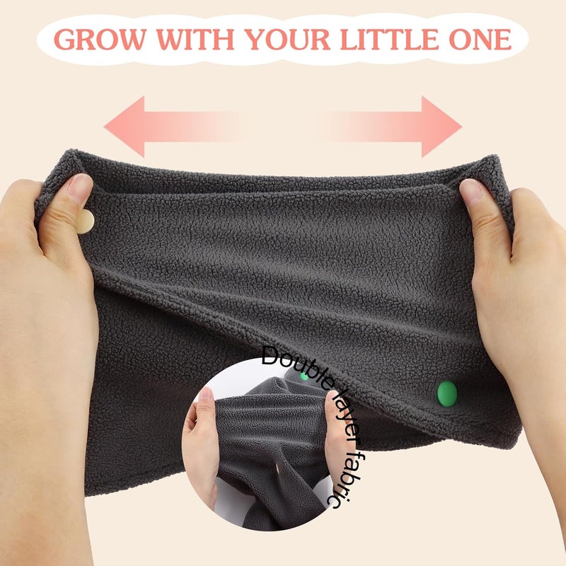 KASULAR Toddler Girls Soft Neck Warmer Baby Boys Winter Scarf Kids Warm Round Scarves - Image 3